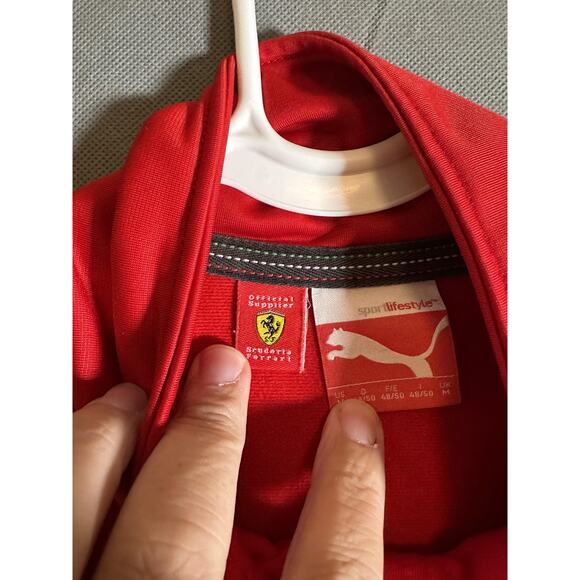 Puma Scuderia Ferrari Jacket Mens Medium Racing Track Full Zip Official Product - Picture 4 of 11